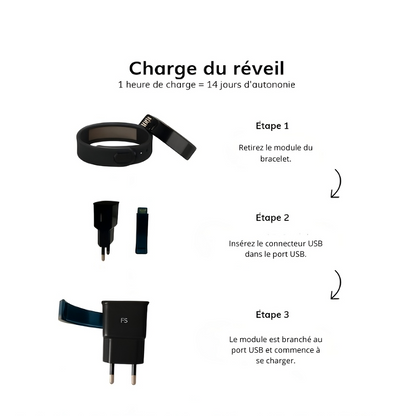 Bracelet réveil intelligent